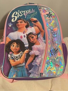 Disney Encanto Holographic Kids Backpack - Purple & Pink NWT